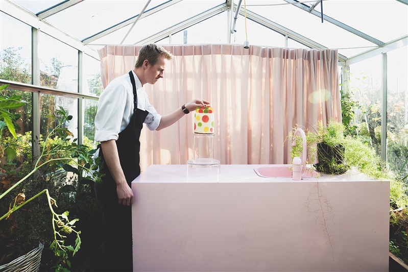 TWIGGY fotoshoot,patisserie in beeld